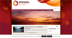 Desktop Screenshot of integralintezet.hu